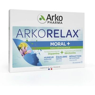 Arkopharma Arkorelax Moral+ 30 Complément alimentaire - Soutien à l'équilibre émotionnel - Publicité Arkopharma Arkorelax Moral+ 30 Complément alimentaire - Soutien à l'équilibre émotionnel - Publicité