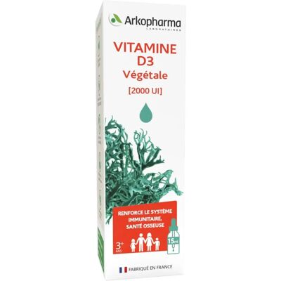 Arkopharma Arkofluides Vitamin D3 Pflanzlich 15ml - Tropfflasche Arkopharma Arkofluides Vitamin D3 Pflanzlich 15ml - Tropfflasche