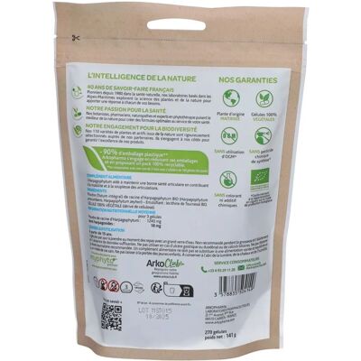 Arkopharma Arkogélules Harpagophytum Bio Pack 270 Gélules - Doypack 270g - Publicité Arkopharma Arkogélules Harpagophytum Bio Pack 270 Gélules - Doypack 270g - Publicité