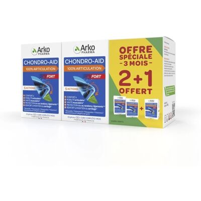 Arkopharma - Chondro-Aid 100% Articulation - Glucosamine - Publicité Arkopharma - Chondro-Aid 100% Articulation - Glucosamine - Publicité