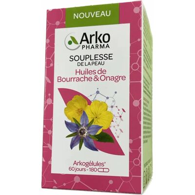 Arkopharma Borretsch- und Nachtkerzenölkapseln - Hautpflege Arkopharma Borretsch- und Nachtkerzenölkapseln - Hautpflege
