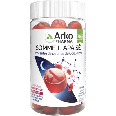 Arkopharma Coquelicot Gummies - Natürliche Einschlafhilfe - 60 Stück Arkopharma Coquelicot Gummies - Natürliche Einschlafhilfe - 60 Stück