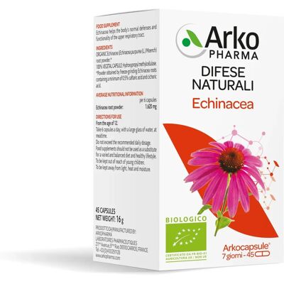 Arkopharma Echinacea Bio 45 Capsule - Supporto Immunitario Arkopharma Echinacea Bio 45 Capsule - Supporto Immunitario