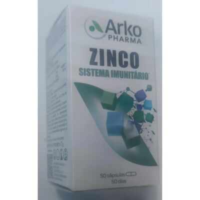 Arkopharma Zinco - Apoia o sistema imunológico - 50 cápsulas Arkopharma Zinco - Apoia o sistema imunológico - 50 cápsulas
