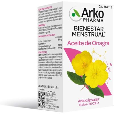 Arkopharma Arkocápsulas Aceite de Onagra - Suplemento dietético Arkopharma Arkocápsulas Aceite de Onagra - Suplemento dietético