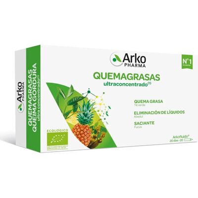 Arkopharma Arkofluido Ultra-Concentrado Queimador de Gordura - Suplemento Alimentar Arkopharma Arkofluido Ultra-Concentrado Queimador de Gordura - Suplemento Alimentar