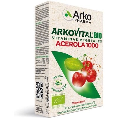 Arkopharma Arkovital Acerola 1000 Vitamin C - Vitamine & Mineralien Arkopharma Arkovital Acerola 1000 Vitamin C - Vitamine & Mineralien