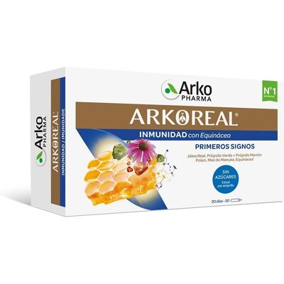 Arkopharma Arkoreal Königinnen-Gelee Immunität Zuckerfrei - 20 Ampullen Arkopharma Arkoreal Königinnen-Gelee Immunität Zuckerfrei - 20 Ampullen