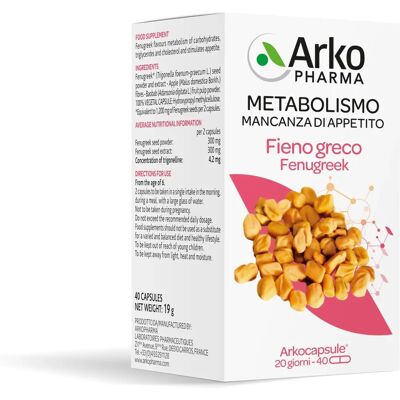 Arkopharma Finocchio 40 Capsule - Supporto Metabolismo & Digestione Arkopharma Finocchio 40 Capsule - Supporto Metabolismo & Digestione