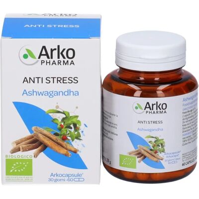 Arkopharma Ashwagandha Bio 60 Kapseln - Nahrungsergänzung Arkopharma Ashwagandha Bio 60 Kapseln - Nahrungsergänzung