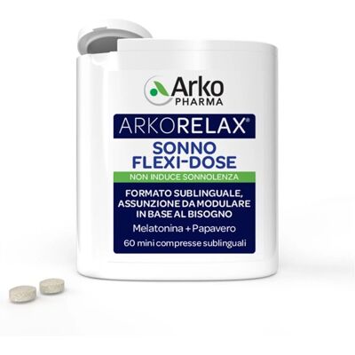 Arkopharma Arkorelax Sonno Flexi Dose - Integratore sonno - 60 mini compresse Arkopharma Arkorelax Sonno Flexi Dose - Integratore sonno - 60 mini compresse