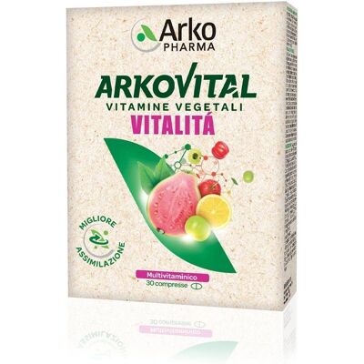 Arkovital Vitalità Integratore di Vitamine e Minerali di Origine Vegetale - 30 Compresse Arkovital Vitalità Integratore di Vitamine e Minerali di Origine Vegetale - 30 Compresse