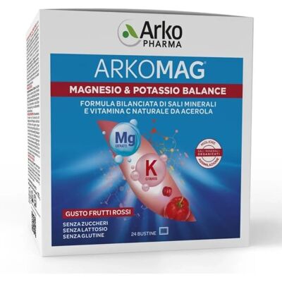 ARKOFARM Arkomag Magnesio Potassio Integratore - Contrasta Stanchezza ARKOFARM Arkomag Magnesio Potassio Integratore - Contrasta Stanchezza