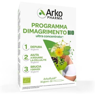 Arkopharma Arkofluidi Programma Dimagrimento Bio 30 Fiale Arkopharma Arkofluidi Programma Dimagrimento Bio 30 Fiale
