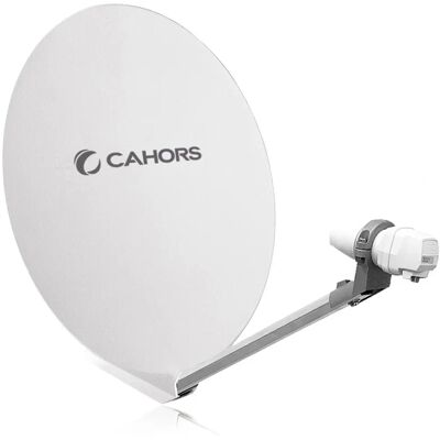 Parabole Cahors 55cm en fibre avec LNB universel - Publicité Parabole Cahors 55cm en fibre avec LNB universel - Publicité