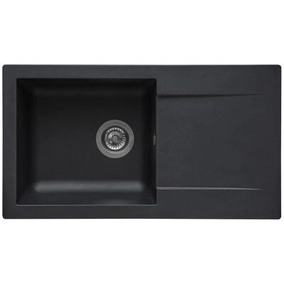 Évier encastré Stradour en paille noire 78x43,5cm - Cuisine - Publicité Évier encastré Stradour en paille noire 78x43,5cm - Cuisine - Publicité