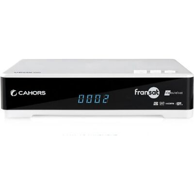 Décodeur satellite Cahors VEOX HD - Full HD, Noir, Blanc - Publicité Décodeur satellite Cahors VEOX HD - Full HD, Noir, Blanc - Publicité