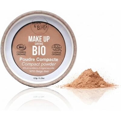 Born To Bio - Ekologinen Kompakti Puuteri 03 Beige Doré - Kompaktipuuteri Born To Bio - Ekologinen Kompakti Puuteri 03 Beige Doré - Kompaktipuuteri