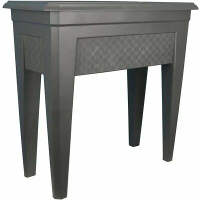 Jardinière Riviera Gris 60 cm - Izigarden - Publicité Jardinière Riviera Gris 60 cm - Izigarden - Publicité