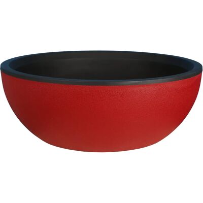 Pot de jardin Riviera Granite Ø 40 cm Rouge - Jardin - Publicité Pot de jardin Riviera Granite Ø 40 cm Rouge - Jardin - Publicité