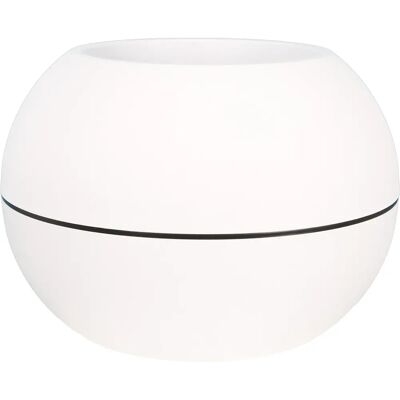 Riviera Granit Boule 40cm Pot de Fleurs Rond Contemporain Blanc - Publicité Riviera Granit Boule 40cm Pot de Fleurs Rond Contemporain Blanc - Publicité