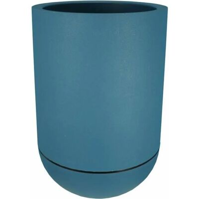 Brand Model - Pot de Fleurs en Plastique Bleu - 40cm - Publicité Brand Model - Pot de Fleurs en Plastique Bleu - 40cm - Publicité