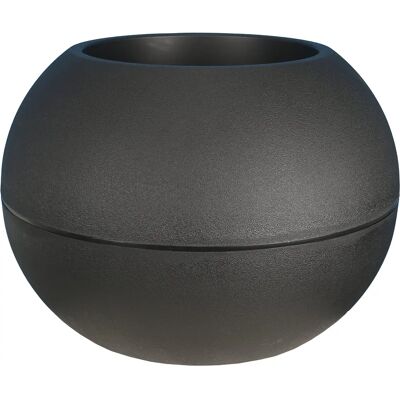 Pot de Plante Rond en Plastique Noir - Ø 50 cm - Jardin & Maison - Publicité Pot de Plante Rond en Plastique Noir - Ø 50 cm - Jardin & Maison - Publicité