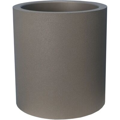 Vaso da Fiori Riviera Ø 40 cm Plastica Grigia Circolare - Vaso da Fiori Vaso da Fiori Riviera Ø 40 cm Plastica Grigia Circolare - Vaso da Fiori