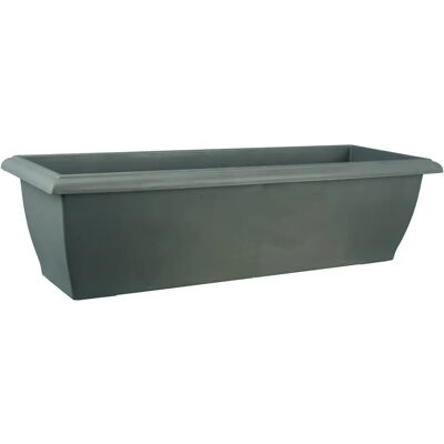 Riviera Evolution 18 L Grauer Kunststoffpflanzkübel - Garten Riviera Evolution 18 L Grauer Kunststoffpflanzkübel - Garten