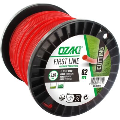 OZAKI nylontråd rulle - 62m, Ø 3,80mm OZAKI nylontråd rulle - 62m, Ø 3,80mm