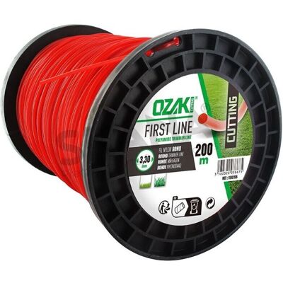 Filo per decespugliatore OZAKI 3,3mm 200m - Corda da taglio Filo per decespugliatore OZAKI 3,3mm 200m - Corda da taglio