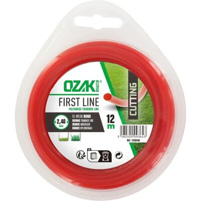 OZAKI - 12m-2.40mm - Ø2.40mm - Bobine fil nylon - Publicité OZAKI - 12m-2.40mm - Ø2.40mm - Bobine fil nylon - Publicité