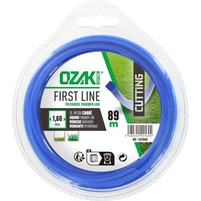 OZAKI - Coque nylon carré - 89m - 1.60mm - Rasentrimmer Fadenspule OZAKI - Coque nylon carré - 89m - 1.60mm - Rasentrimmer Fadenspule