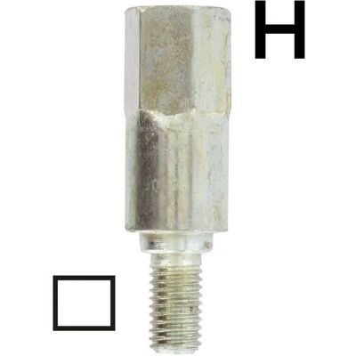 GENERIC - Adattatore quadrato Ø5,4mm - Compatibile con 1602042 - Compatibile con 1603093 - Accessorio GENERIC - Adattatore quadrato Ø5,4mm - Compatibile con 1602042 - Compatibile con 1603093 - Accessorio