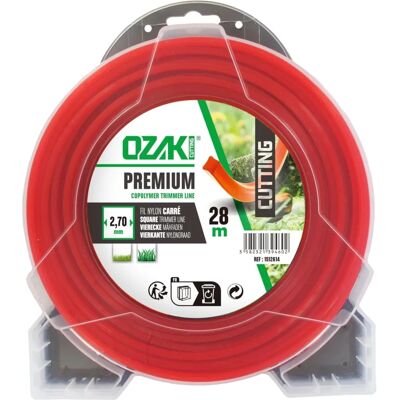 OZAKI - Line Tagliabordi Quadrato 2,7mm 1512614 - Ø2,7mm - 28m - Corde de coupe - Publicité OZAKI - Line Tagliabordi Quadrato 2,7mm 1512614 - Ø2,7mm - 28m - Corde de coupe - Publicité