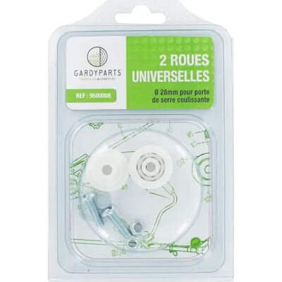 Greenstar - 558134 - Diameter 28 mm - 2 wielen - Wheel set Greenstar - 558134 - Diameter 28 mm - 2 wielen - Wheel set