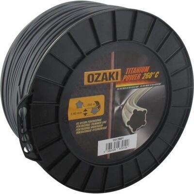 OZAKI - 1512981 - 2.4mm - 290m - Corda da tagliaerba OZAKI - 1512981 - 2.4mm - 290m - Corda da tagliaerba