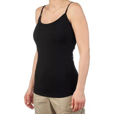 Forclaz Mujer Lana Merino Montaña Trekking MT500 - Negro - Camiseta Forclaz Mujer Lana Merino Montaña Trekking MT500 - Negro - Camiseta