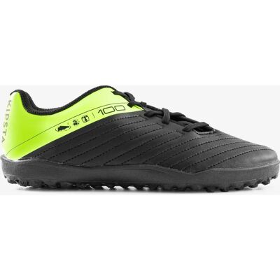 Botas de fútbol Kipsta para terreno duro Agility 100 Hg - Negro/amarillo Botas de fútbol Kipsta para terreno duro Agility 100 Hg - Negro/amarillo