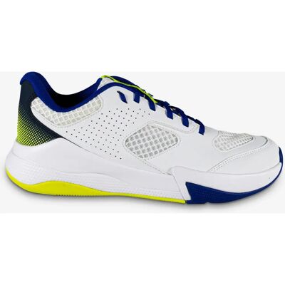 Allsix Modelo - Blanco/azul & Amarillo neón Zapatos de voleibol Allsix Modelo - Blanco/azul & Amarillo neón Zapatos de voleibol