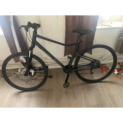 Decathlon Riverside 120 Graues Hybridfahrrad - Unisex Decathlon Riverside 120 Graues Hybridfahrrad - Unisex