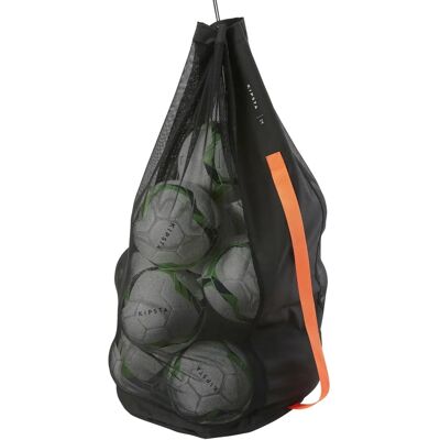 Kipsta Decathlon Bolsa de 16 Balones - Negro y Unisex Kipsta Decathlon Bolsa de 16 Balones - Negro y Unisex