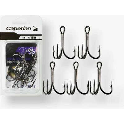 Caperlan Anzuelo Triple Pesca del Siluro CF HK T N° 5 - Anzuelo de Pesca Caperlan Anzuelo Triple Pesca del Siluro CF HK T N° 5 - Anzuelo de Pesca