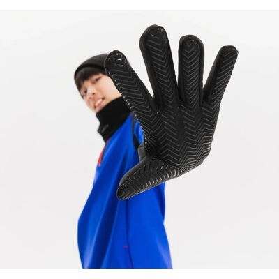 Guantes de Fútbol Kipsta Keepdry 500 Negros - Unisex Guantes de Fútbol Kipsta Keepdry 500 Negros - Unisex
