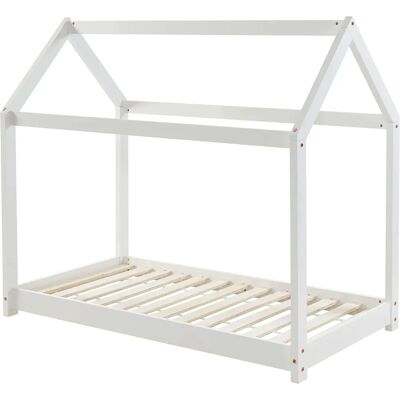 BATA Baïta Barnsäng - Träram, vit, 70x140 cm - Barnsäng BATA Baïta Barnsäng - Träram, vit, 70x140 cm - Barnsäng