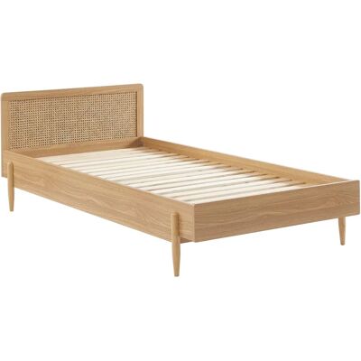 OLLEZY Lit enfant - 90x190 cm avec cannage circulaire - Lit enfant - Publicité OLLEZY Lit enfant - 90x190 cm avec cannage circulaire - Lit enfant - Publicité