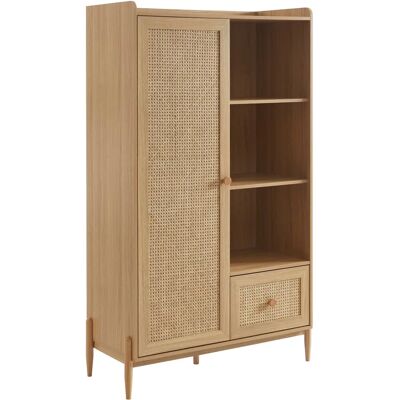 OLLEZY PABLO Armoire Enfant Naturelle avec Cannage - Armoires - Publicité OLLEZY PABLO Armoire Enfant Naturelle avec Cannage - Armoires - Publicité