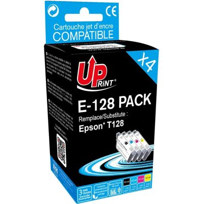 UPRINT Kompatibles Tintenpaket - Epson T128, 4 Patronen UPRINT Kompatibles Tintenpaket - Epson T128, 4 Patronen