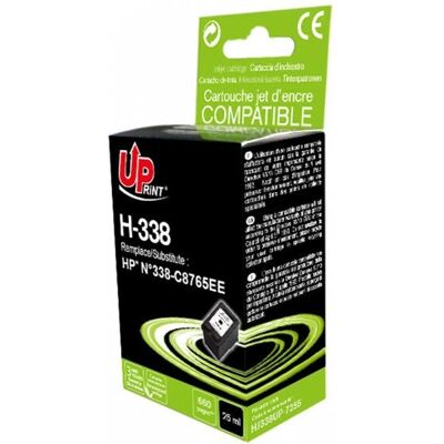 Uprint Schwarze Tintenpatrone - Tintenpatrone für HP 338 Uprint Schwarze Tintenpatrone - Tintenpatrone für HP 338