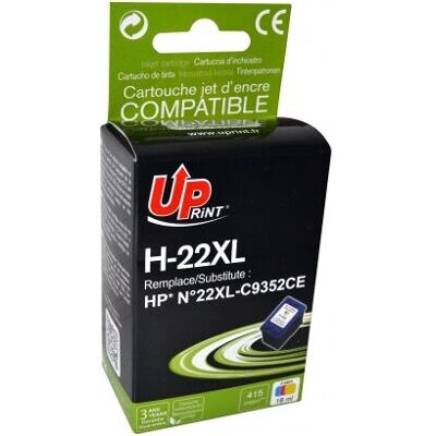UPrint H-22XL Cyan Magenta Gelb Tintenpatrone - 415 Seiten UPrint H-22XL Cyan Magenta Gelb Tintenpatrone - 415 Seiten
